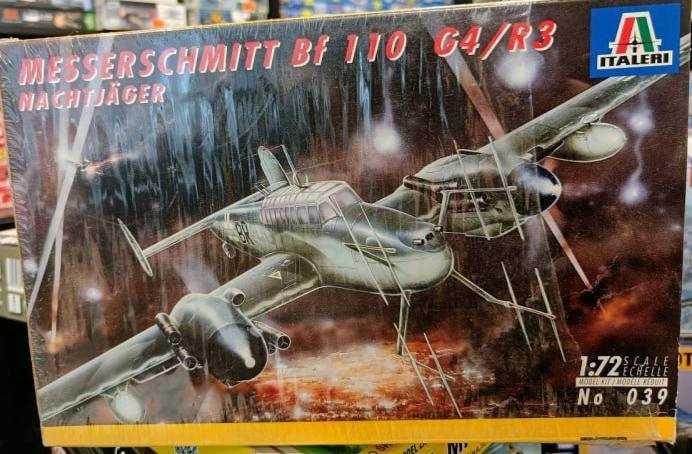 Сборная модель самолета Мессершмитт Bf.110 G4 (1/72 Italeri)