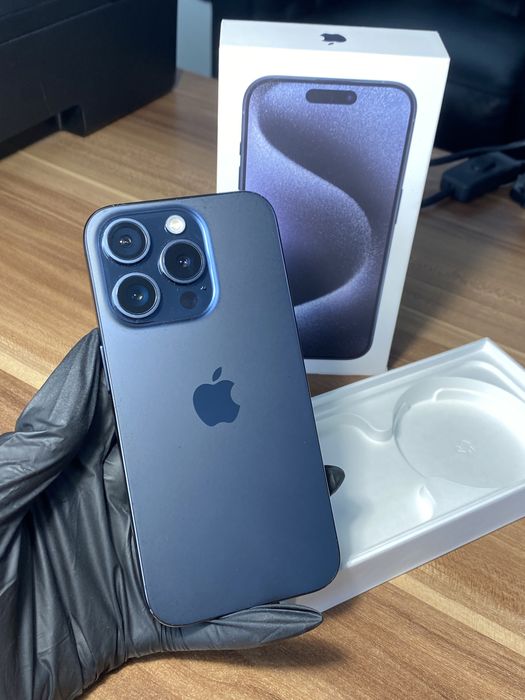 iPhone 15 Pro• 128 GB • Blue Titanium