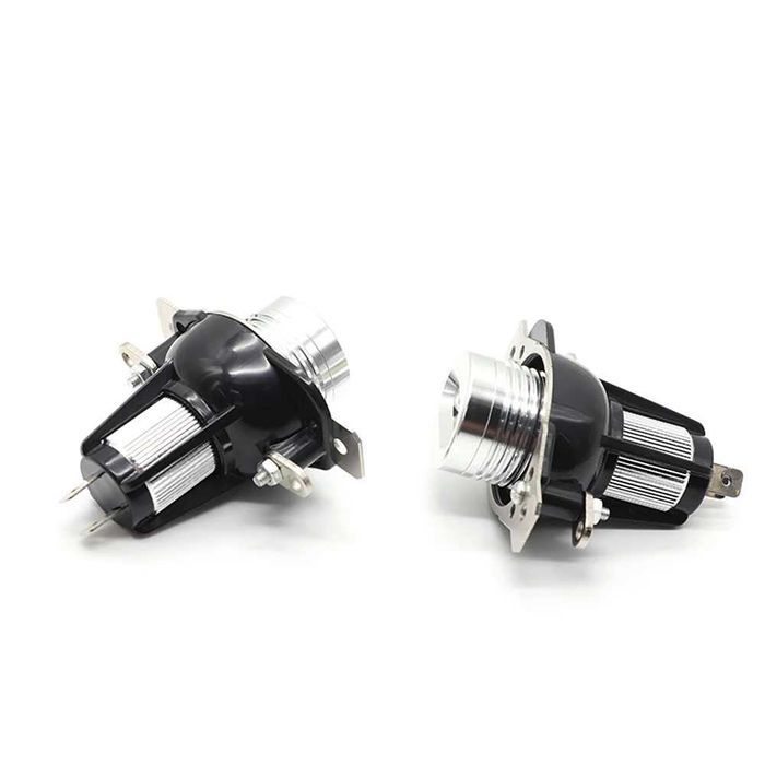 Set LED Canbus Angel Eyes lumina alba BMW Seria 3 E90 E91 LCI facelift