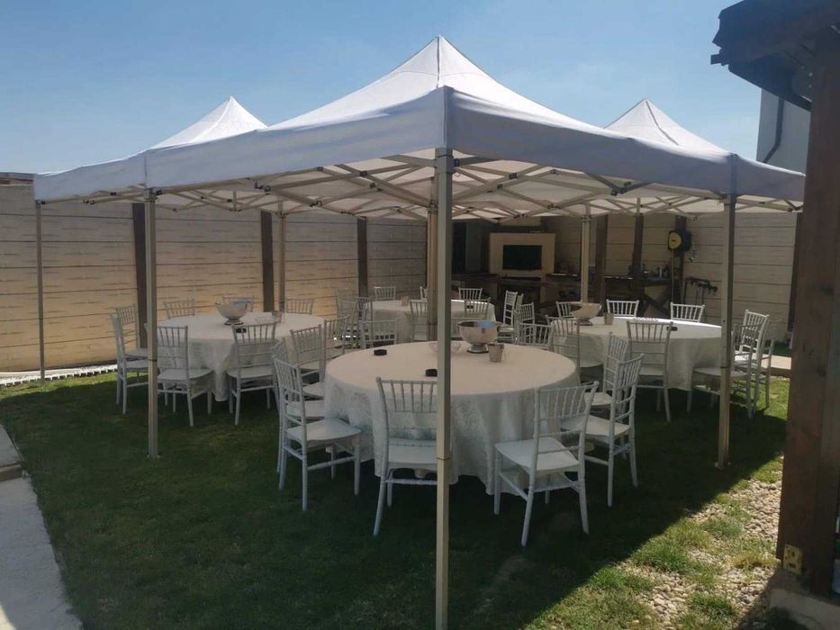 De închiriat pavilioane, scaune,mese,vesela completă, orice eveniment
