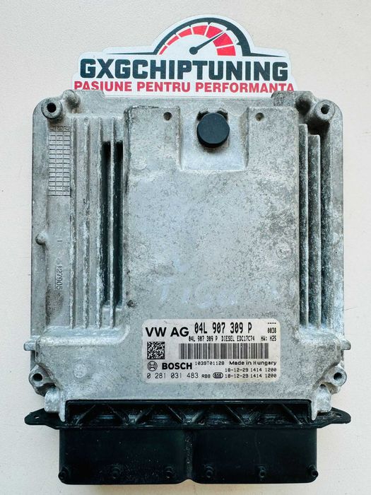 Calculator motor VW Tiguan, 04L907309P, 0281031483, EDC17C74