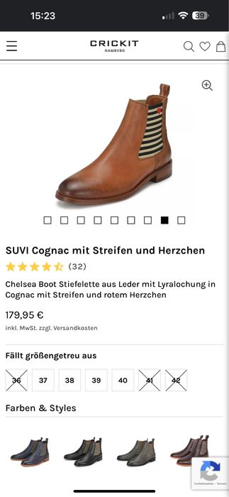 Ghete-botine Chelsea,Crickit,mărime 39