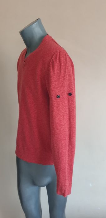 Stone Island Cotton Knit V - Neck / S ОРИГИНАЛ! Мъжки памучен Пуловер