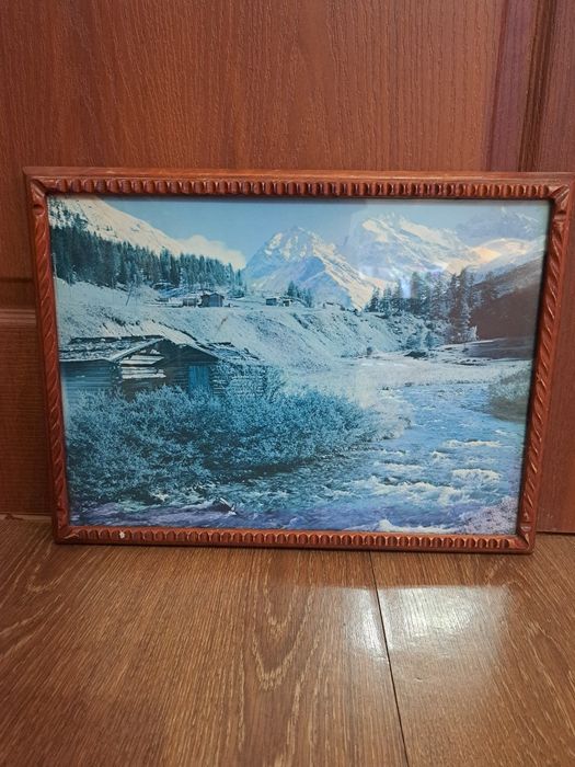 Картина зимний пейзаж