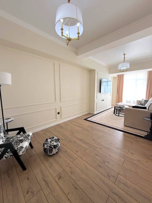 Сдам евро 3-ком 5/9 В ЖК NRG Мирзо-улугбек Сайрам Новая меб+техника