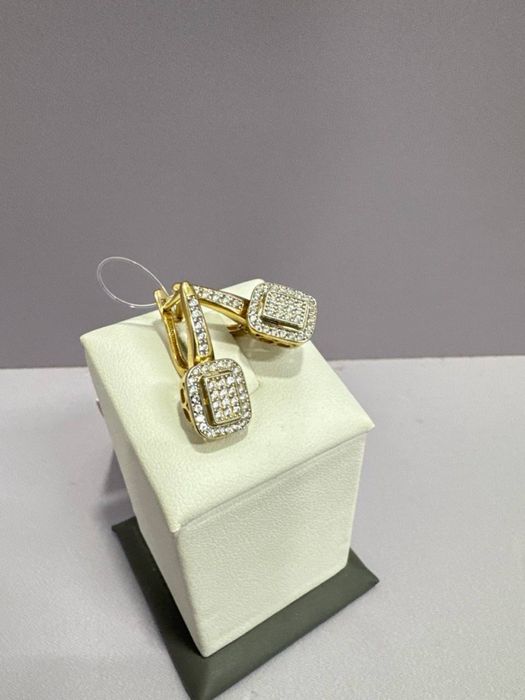 Золотой Комплект / Кольцо #СР26347/ Серьги #СР26351