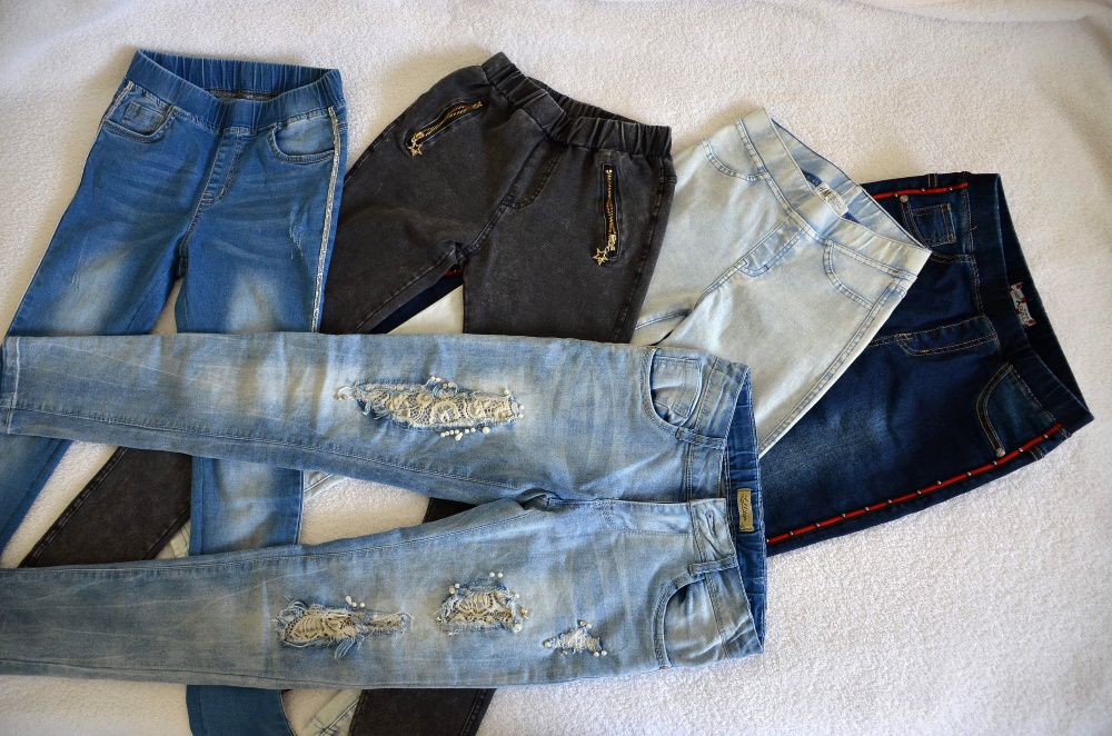 дънки за момиче , клин за момиче 10-12 години цени от 3,50 лв