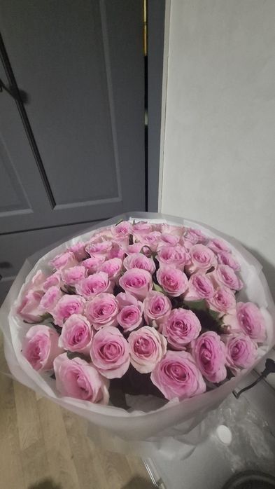 Цветы 51 роза 12 к