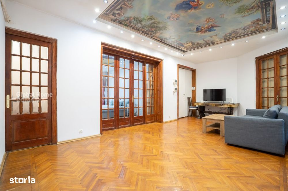 6-Room Apartment  Cismigiu Garden  Private Heating System  Parking