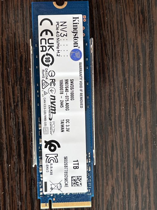 Ssd kingston nv3- 1tb