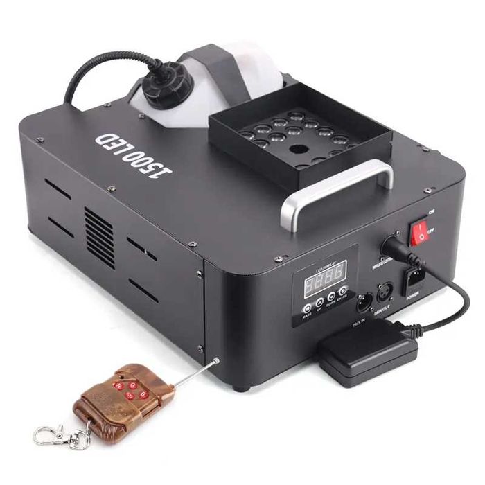 Masina de Fum DF-1500A, 1500 W 24 x LED, Telecomanda Control DMX