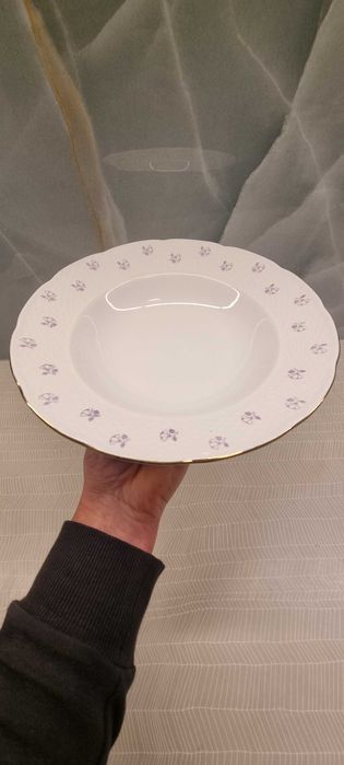 Порцеланови чинии, сервиз за хранене, Чехословакия