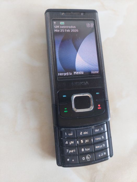 Vând Nokia 6500 Slide Black, codat dar perfect funcțional /poze reale