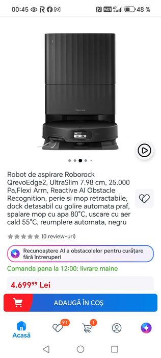 ROBOROCK qrevo Edge 2Nou(sigilat)