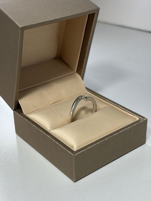 Кольцо с бриллиантами/техно голд