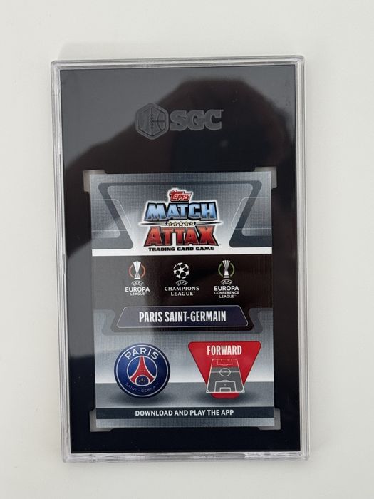 Card Kylian Mbappe - Topps Chrome - PSG 2021/2022 - SGC 10