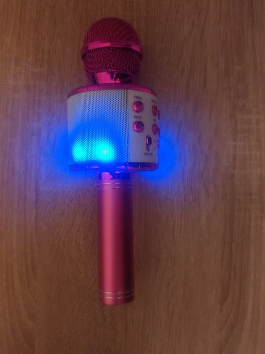 Караоке-микрофон WS-858L Bluetooth с колонкой