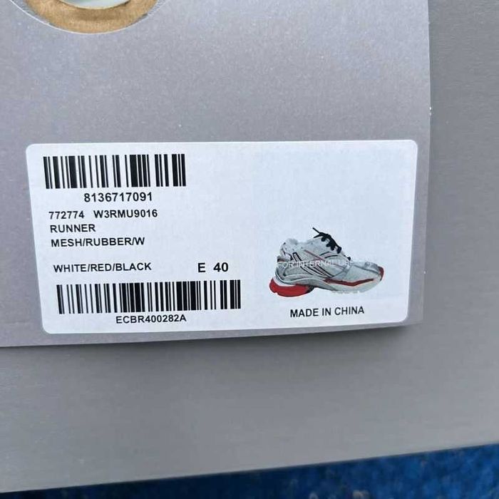 Balenciaga Runner - Black/White