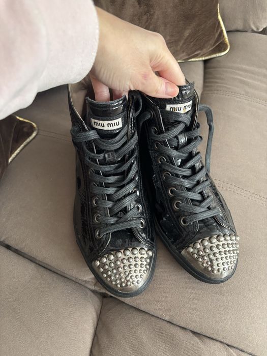 Ghete sneakers Miu miu