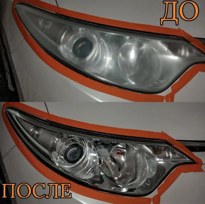 Химическая полировка фар