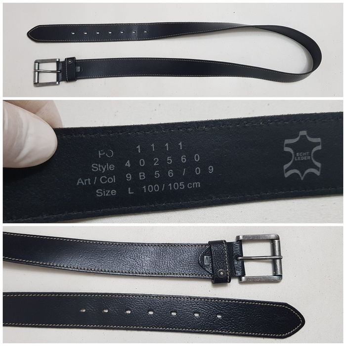 Curea CHAMEL Active, centura reglabilă din piele naturală, max 105 cm