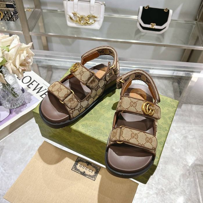 Луксозни дамски сандали - Gucci 38 и 39 номер
