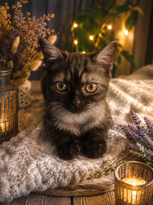 Котенок девочка 3,8 месяцев
