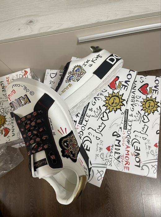 Adidasi Dolce Gabbana Crown Edition Luxury