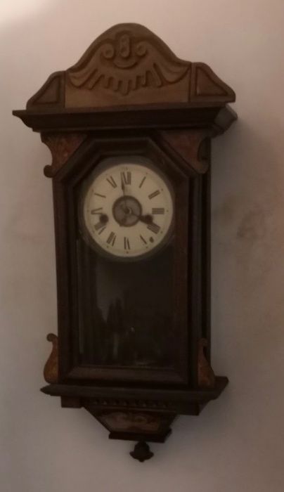 ПРЕКРАСНА колекция (14 броя+6 бр) механични редки СТЕННИ часовници