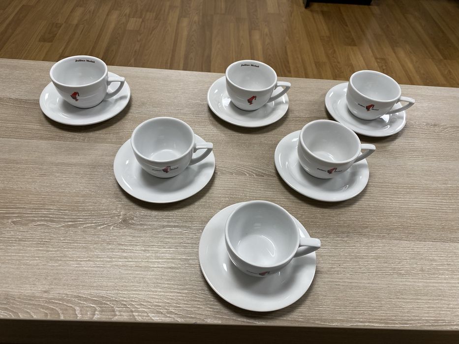 Set 6 cesti si farfurii cappuccino Julius Meinl
