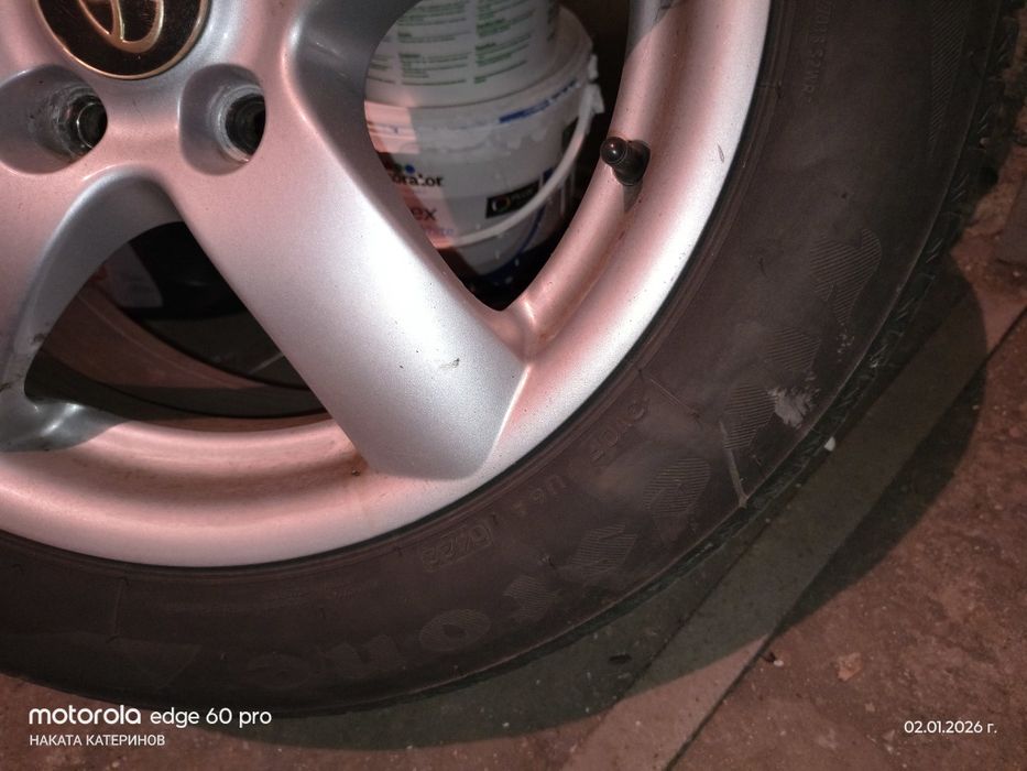 Летни гуми205/55/16 + лети Джанти 16 ки за Тойота 5×114.3 - 16 ки