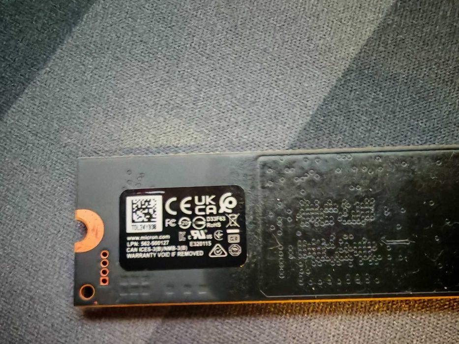 Micron 2500 M.2 2280  PCIe Gen4 x4 1TB M.2 PCIe NVMe Диск