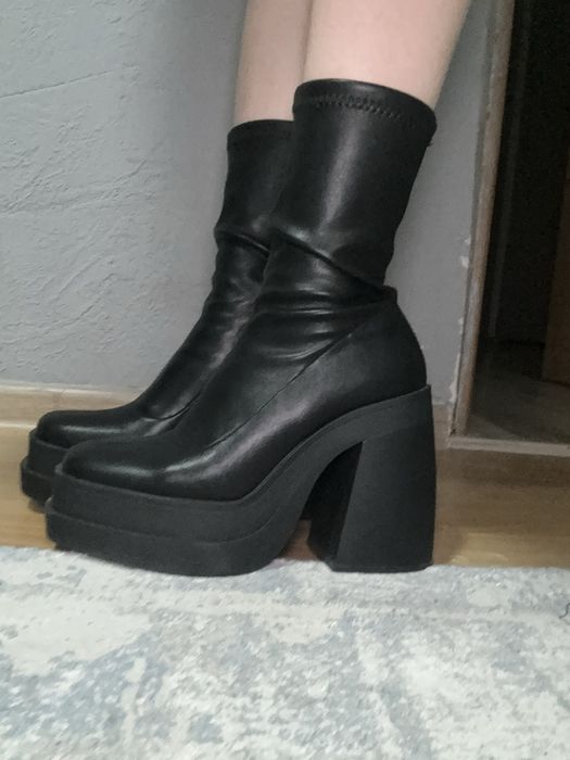 ботильоны на платформе с высоким каблуком