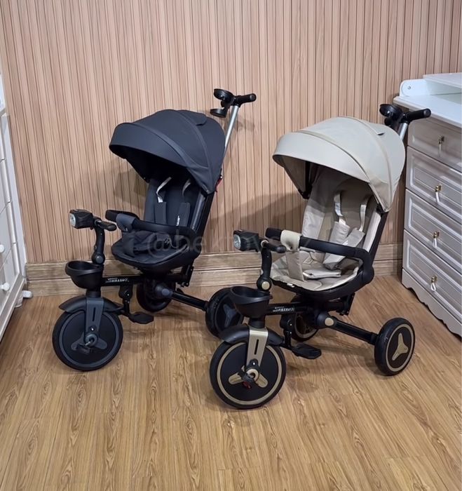 Детский трёхколёсный Skillmax — складной, комфортный для прогулок