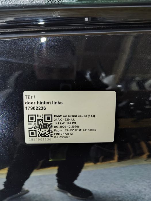 Usa stanga Bmw Seria 2 F44 fata spate completa