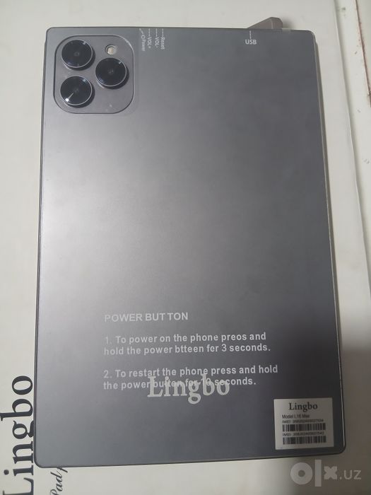 Planshet Lingbo L 16 Max, 16 GB 1 TB xotirali,  holati  ideal yangi