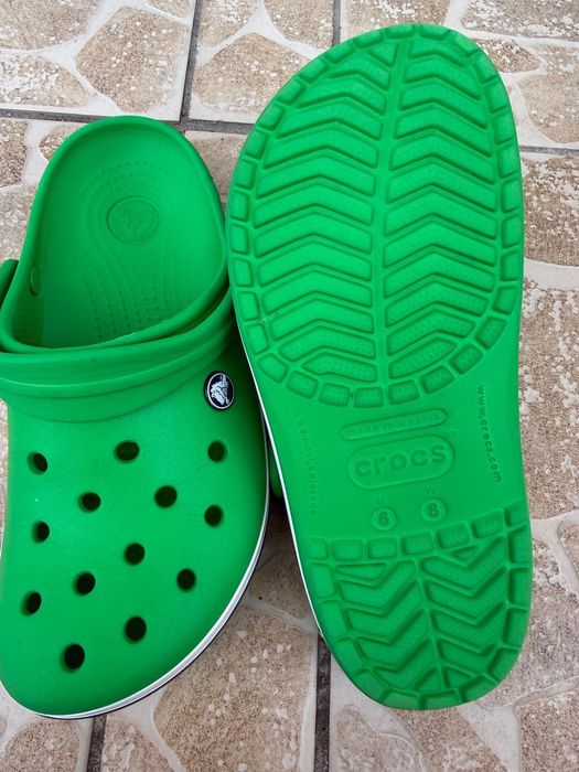 CROCS verzi , marimea 6-8, impecabili