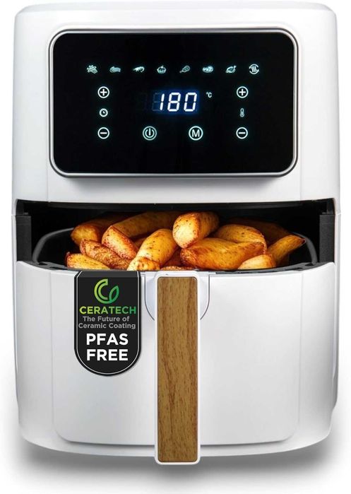 Air Fryer BERGNER, 1800W, 6,9л, 8 програми, керамично покритие