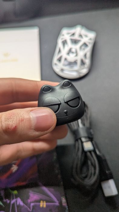 Мышка Wlmouse Beast X mini pro milky white