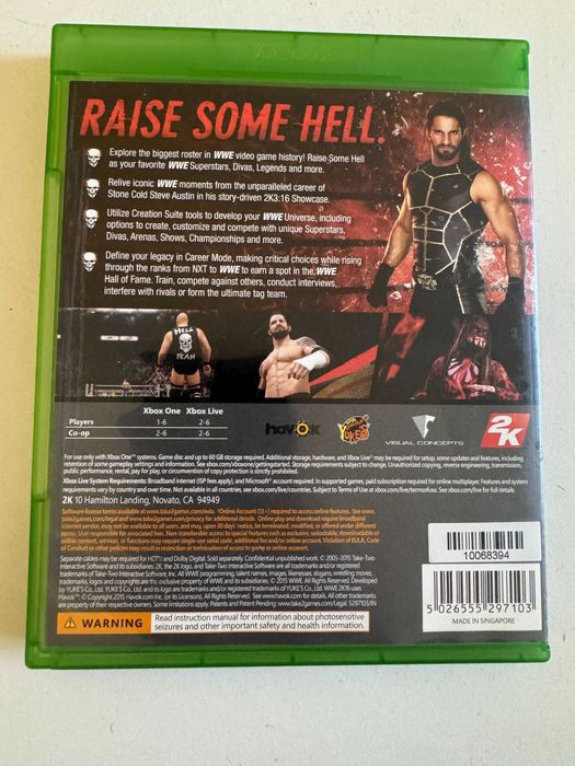 WWE 2K16 за Xbox 360 и Xbox one/SX