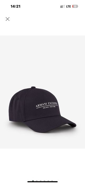 Бейсболка Armani