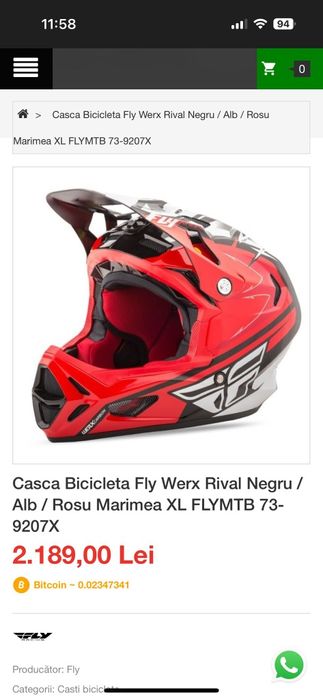 Casca Bicicleta Fly Werx Rival