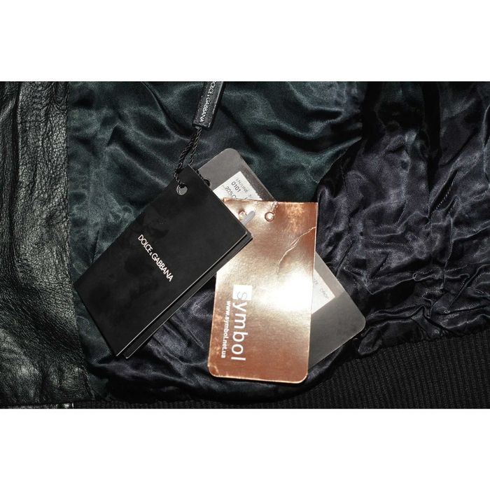 Geaca Bomber Piele Dolce Gabbana Noua cu eticheta marimea 46 S BB80