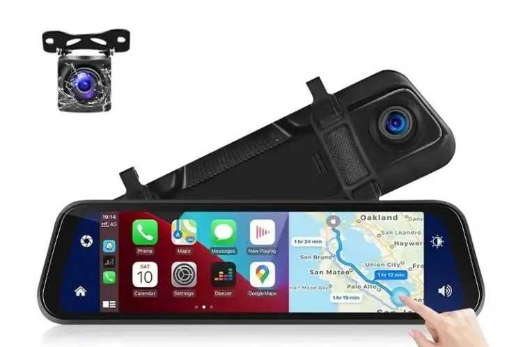 CarPlay Мултимедия Огледало, 2 Камери, Видеорегистратор, Full HD