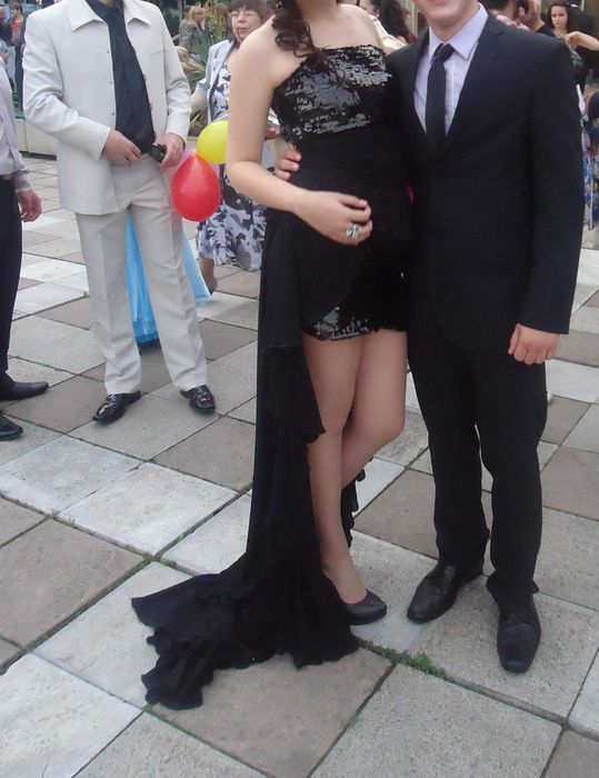 Бална рокля, шита по поръчка, модел на Balmain