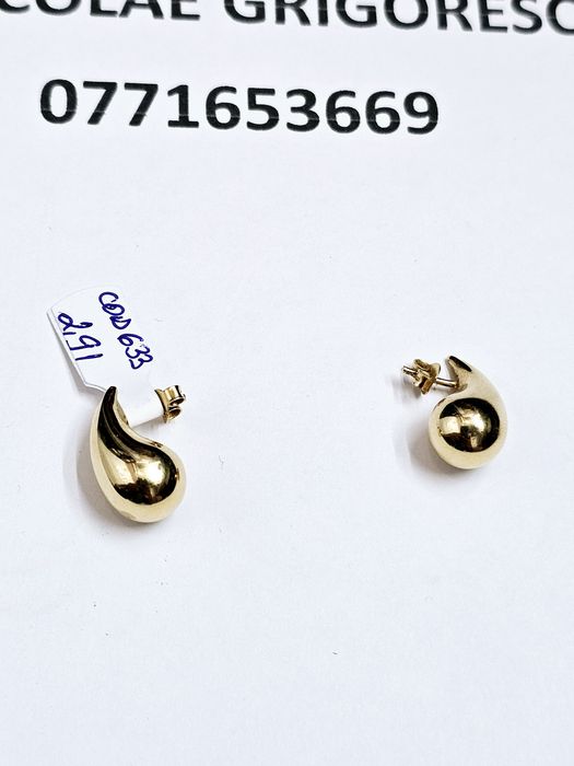 Vand cercei din aur 14 k 2.91 g cod 633