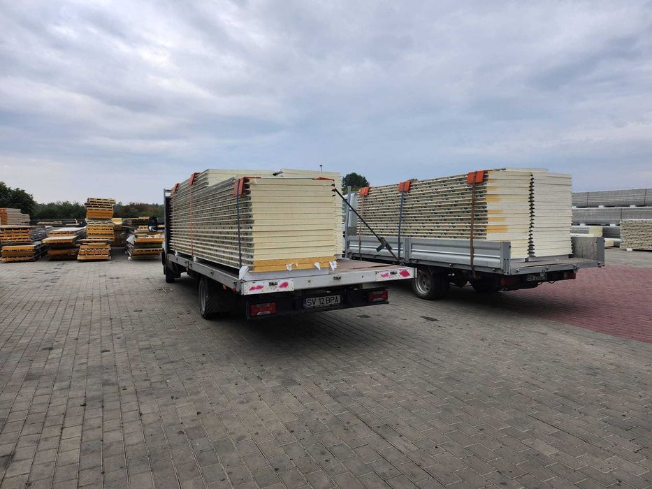 Panouri sandwich termoizolante / Tabla cutata / policarbonat