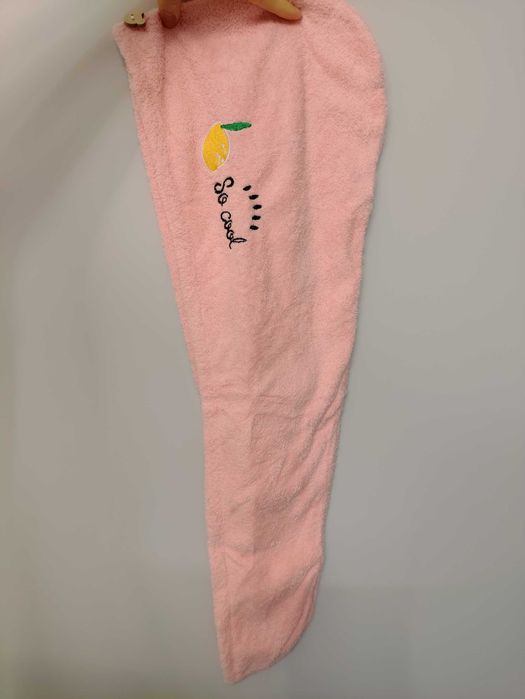 Кърпа за глава  - 2 броя розова и лилава