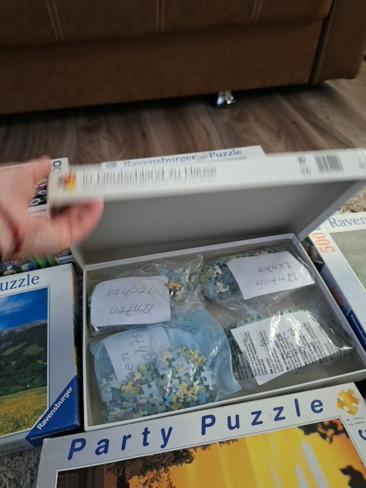 Puzzle Ravensburger, garden tools 10 noi la cutie