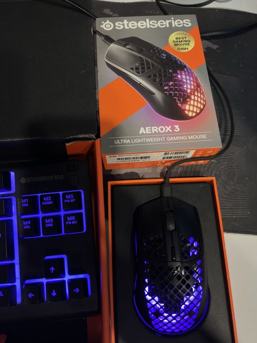 Steelseries клавиатура и мишка